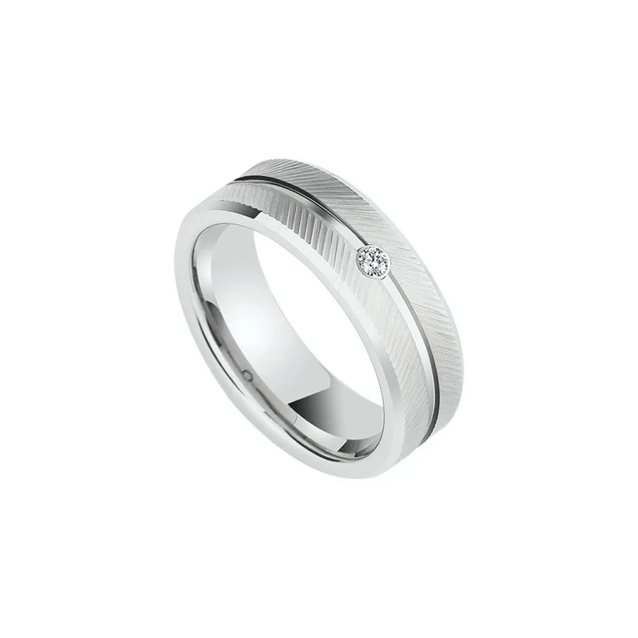 Saya Тунгстен Золото Кольца Унисекс