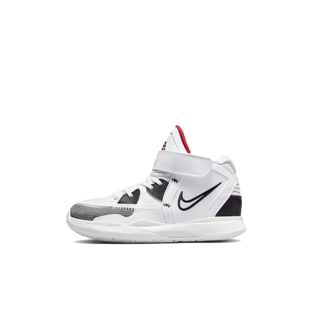 Nike Kyrie 8 Infinity 'Вселенная' MID Топ Детские баскетбольные кроссовки Белый Черный для детей 3-7 лет