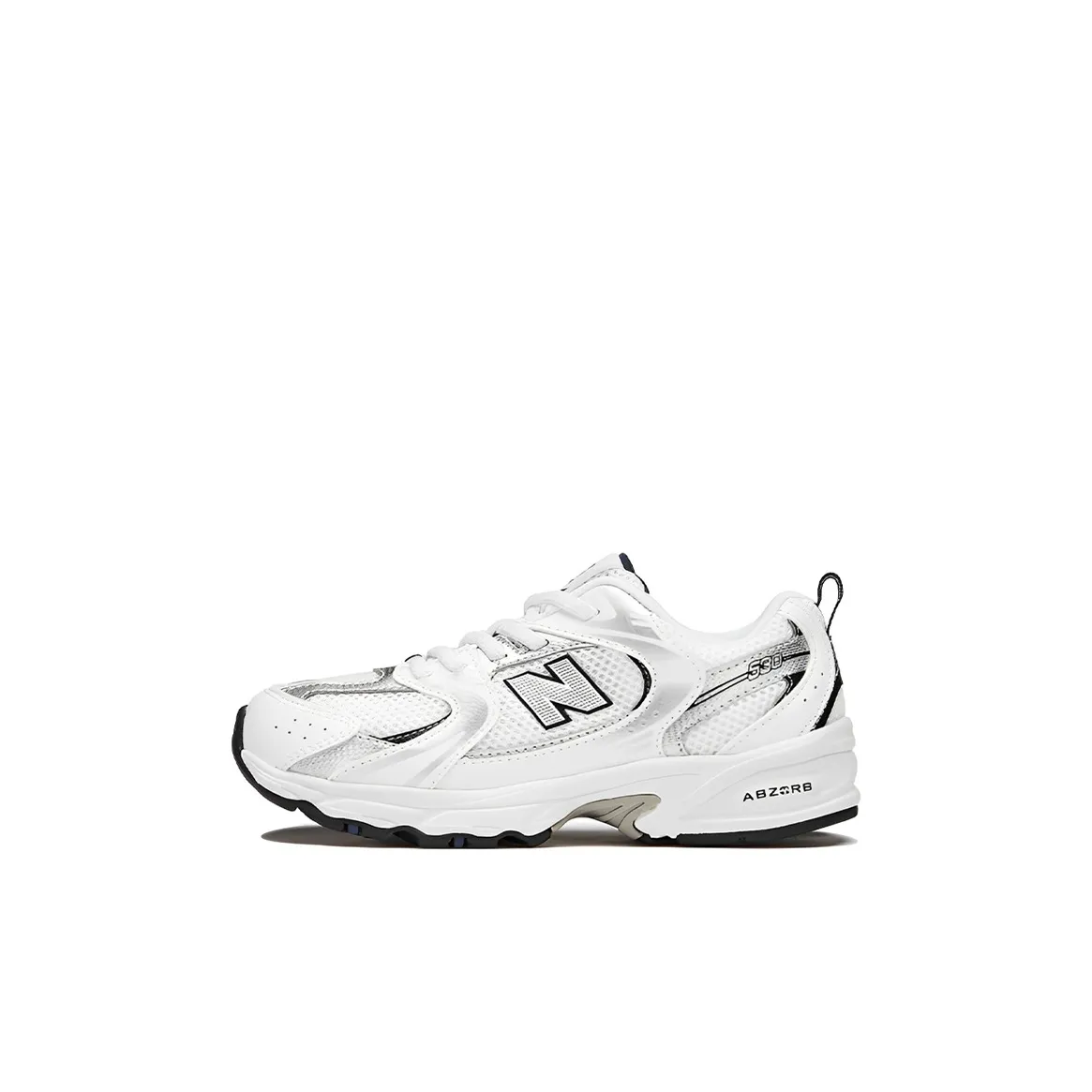 New Balance NB 530 Устойчивые к истиранию низкие беговые кроссовки Черный Белый для детей