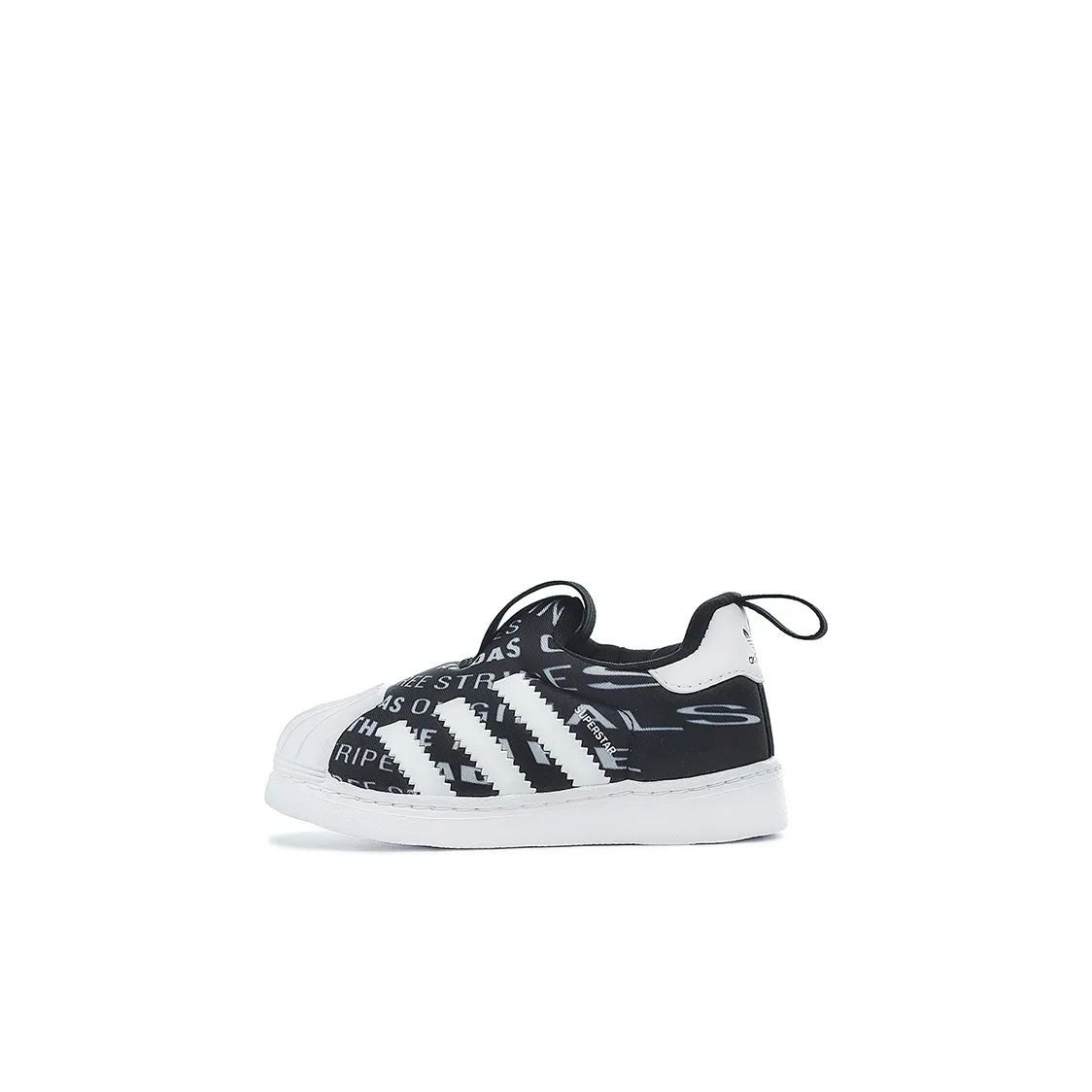 Adidas Originals Superstar Series 360 I Low Топ Обувь для малышей Черный белый золотой Infant And Toddler