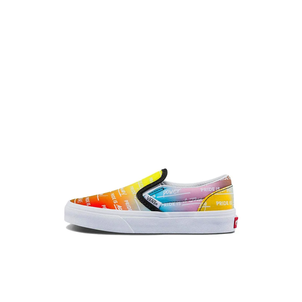 Vans Slip On Series Low Топ Детские Скейтбординги Многоцветный Children Возраст 3-7 лет