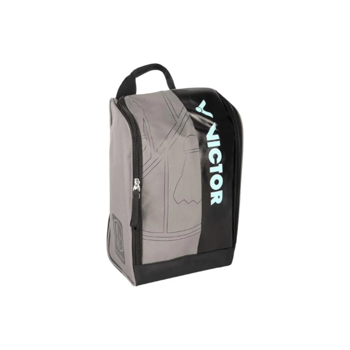 Сумки VICTOR для бадминтонных ракеток без бретелек черные унисекс