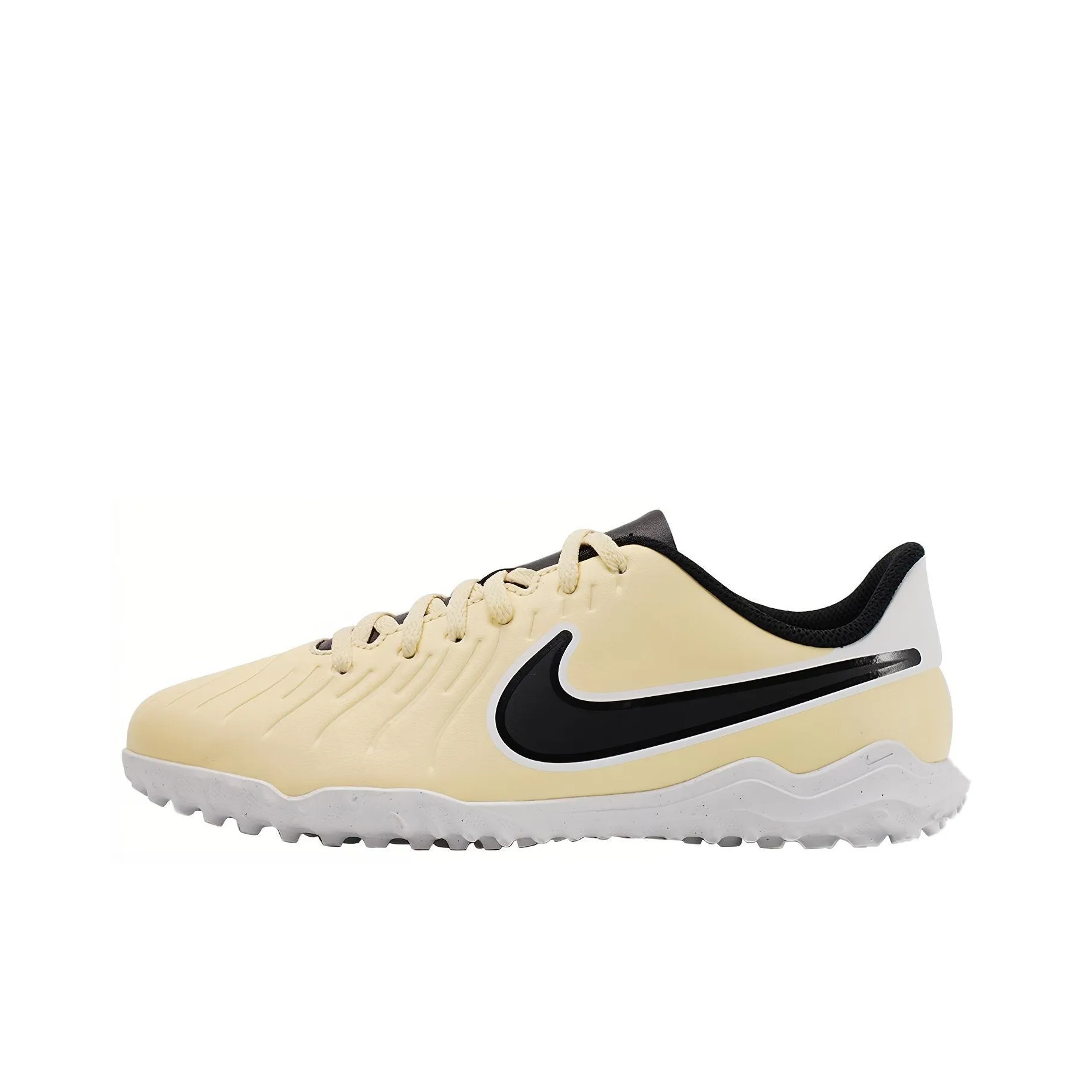 Nike Tiempo Legend 10 Амортизация Износостойкий MID Топ Детские футбольные бутсы Экрю