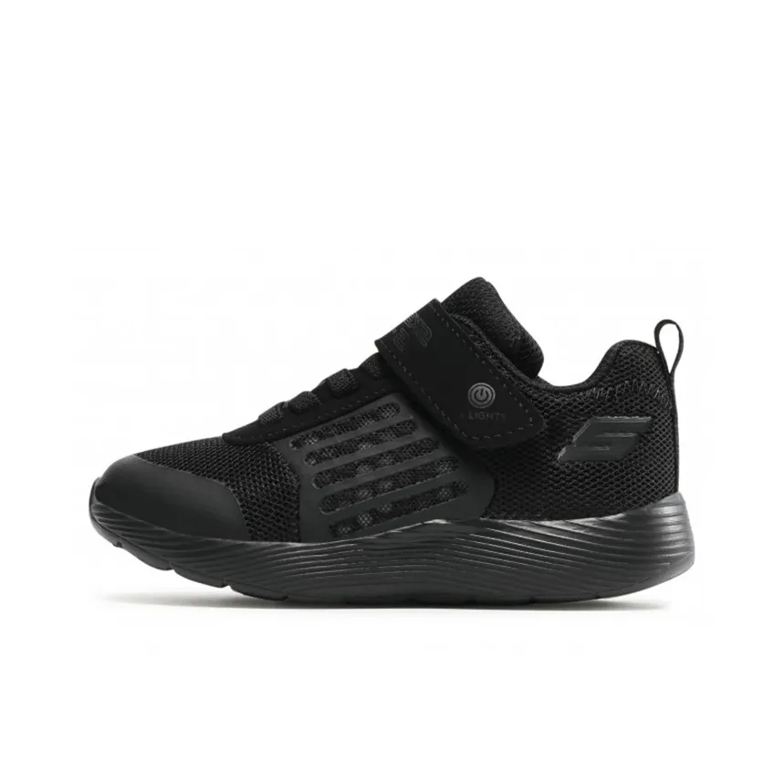 Skechers Dyna Lights Low Top Kids' Running Shoes Black Teenagers