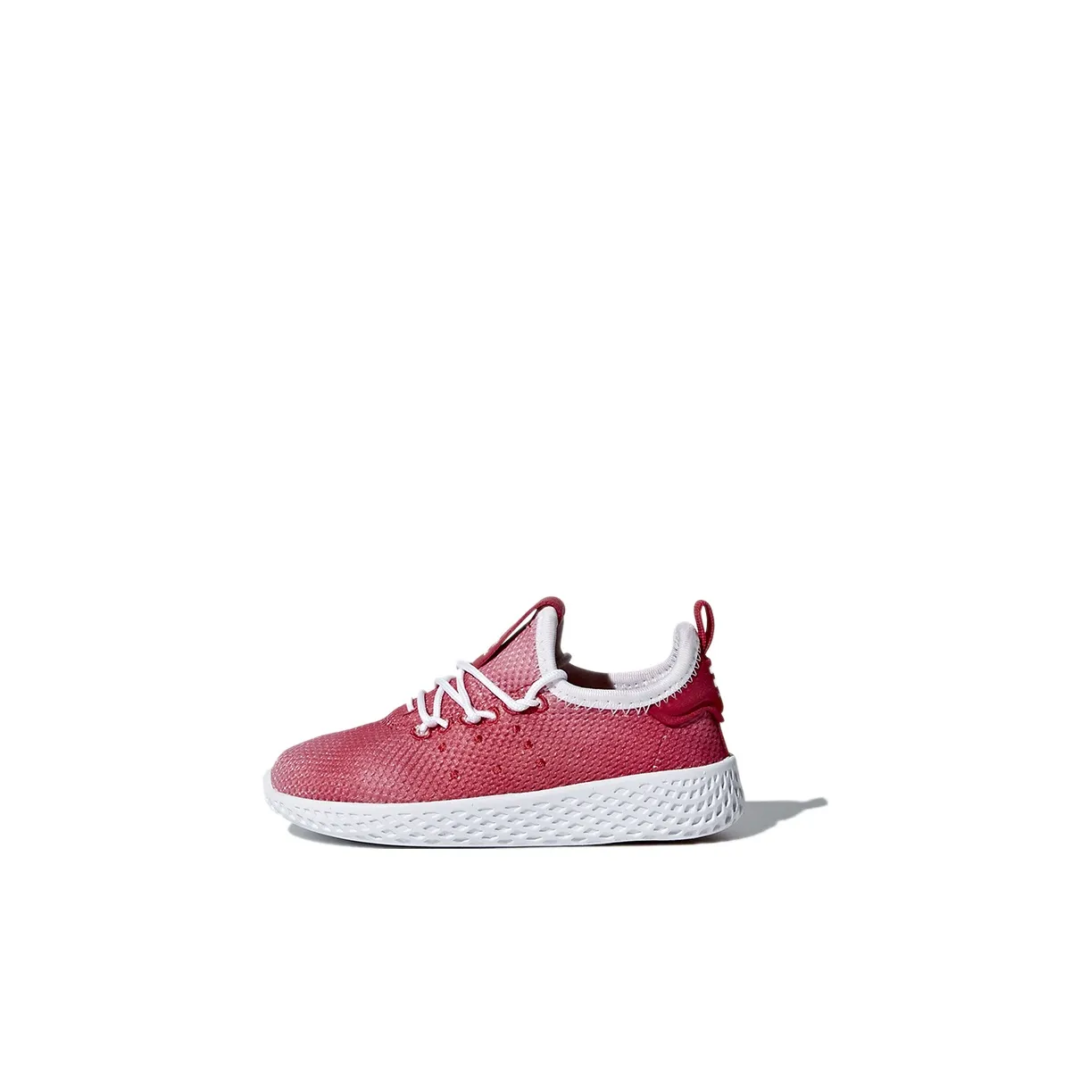Pharrell Williams x Adidas Originals Tennis Hu Устойчивая к истиранию Низкая Обувь для малышей Красная для младенцев и малышей