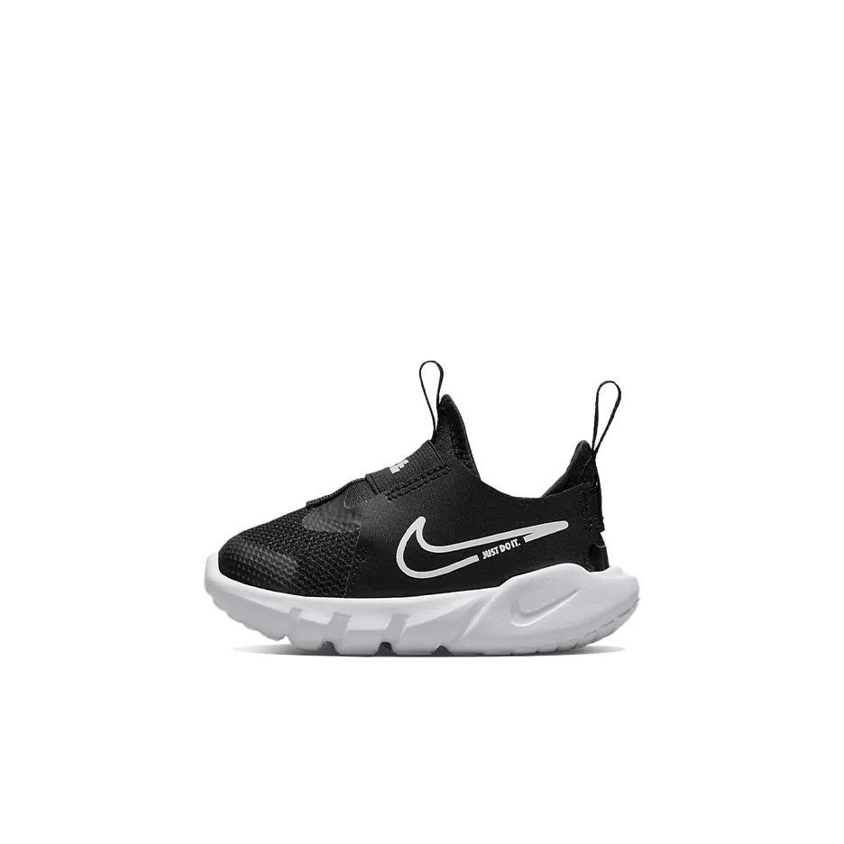 Nike Flex Runner 2 Slip-resistant Амортизация Устойчивость к истиранию Низкий топ Беговые кроссовки Черный