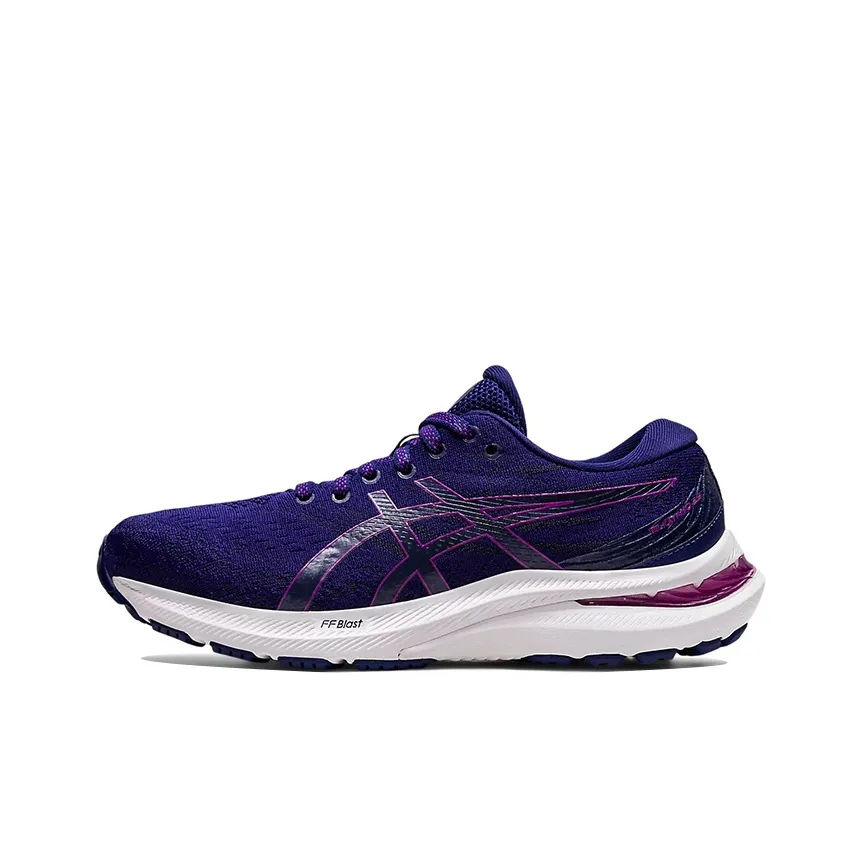 Asics Gel KAYANO 29 Дышащий Отскок Поддержка Низкий Топ Детская Беговая Обувь Темно-фиолетовый