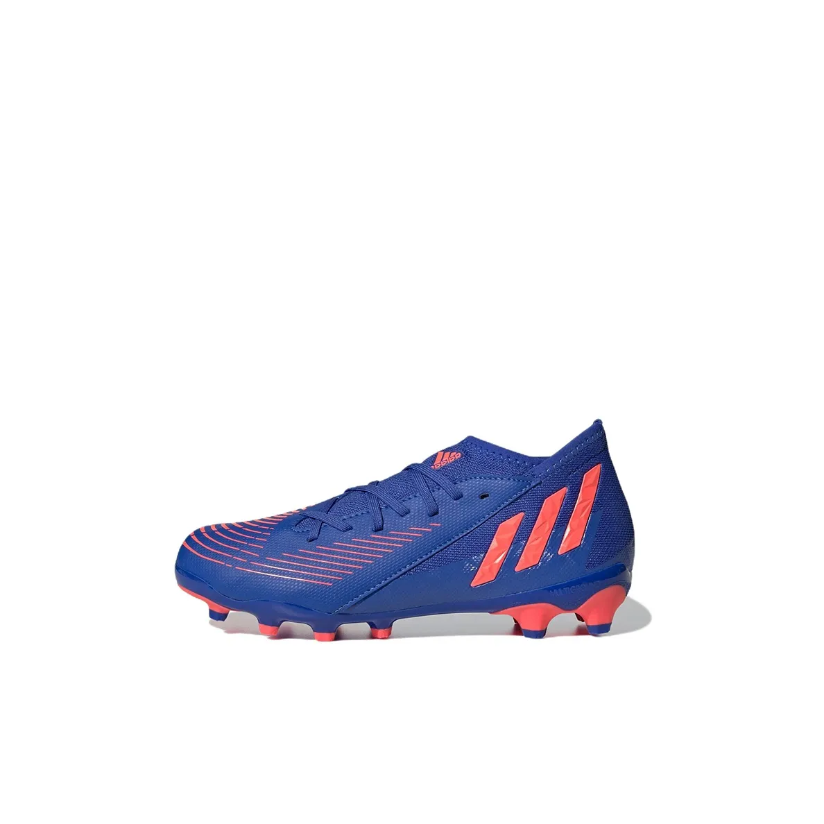 Adidas Predator Edge.3 Амортизация Износостойкий Низкий Топ Детская Футбольная Обувь Синий Детский