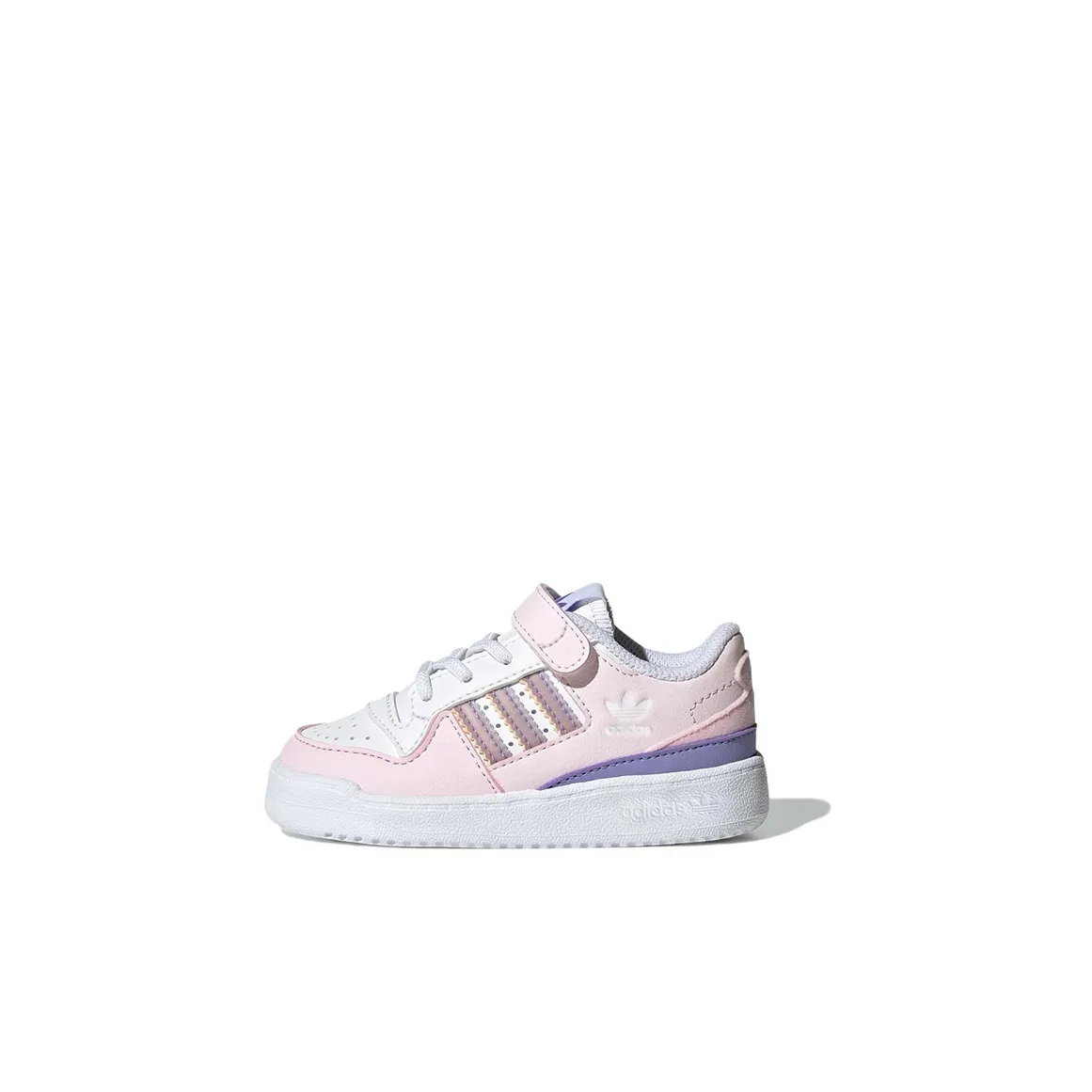 Adidas Originals FORUM Low El I Low Топ Обувь для малышей Розово-белый Infant And Toddler