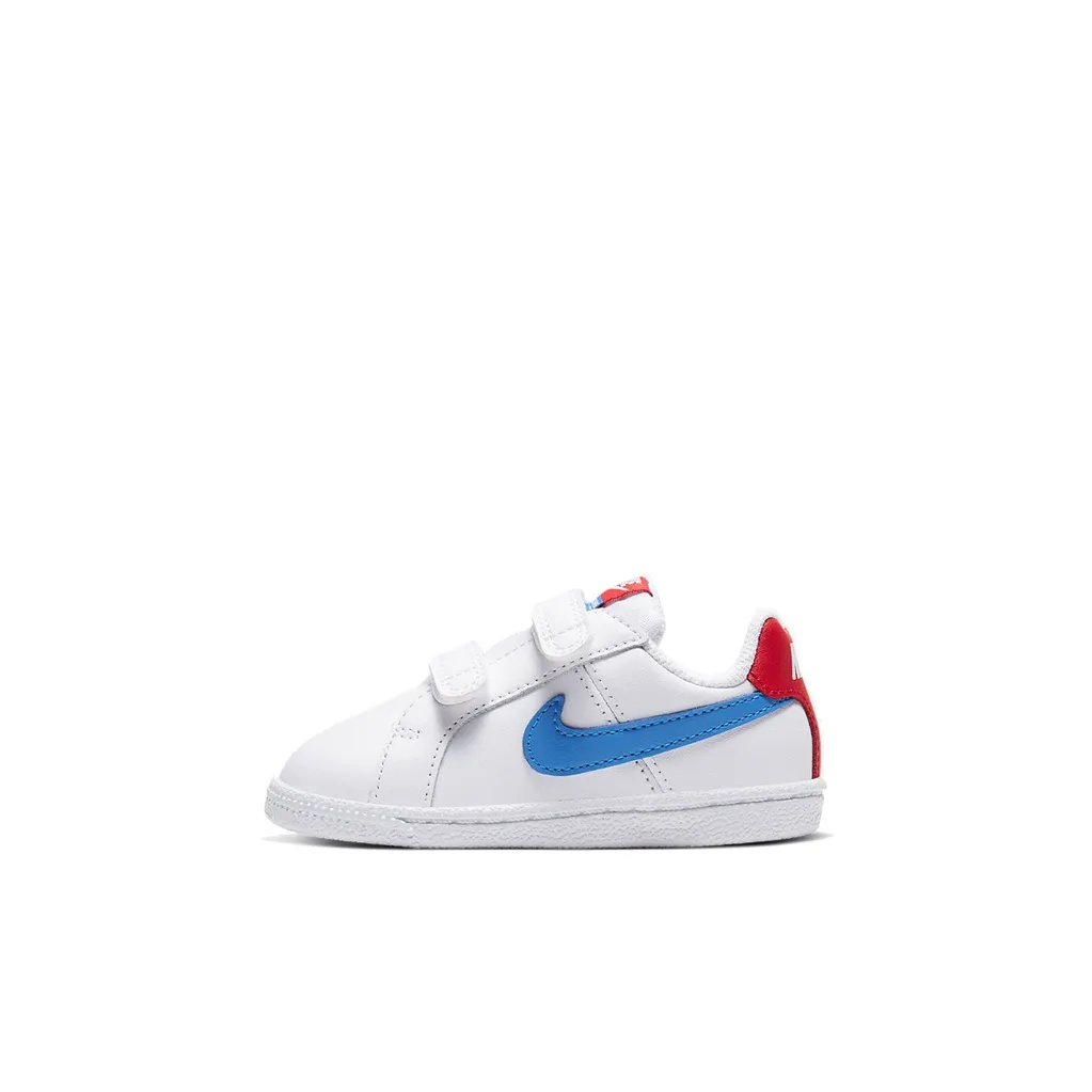 Nike Slip-resistant Abrasion-resistant Низкие топы Обувь для малышей Белый Синий Красный Infant и Toddler