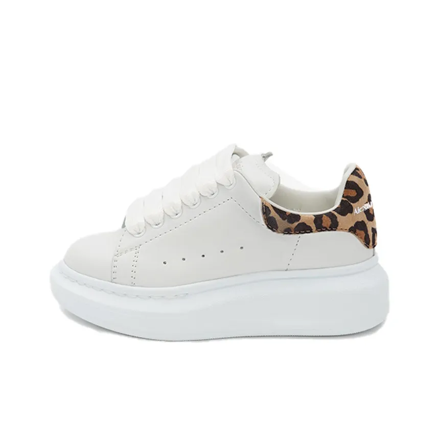 Alexander McQueen Oversized Sneaker Стильные Скейтбординги Белый Школьный возраст