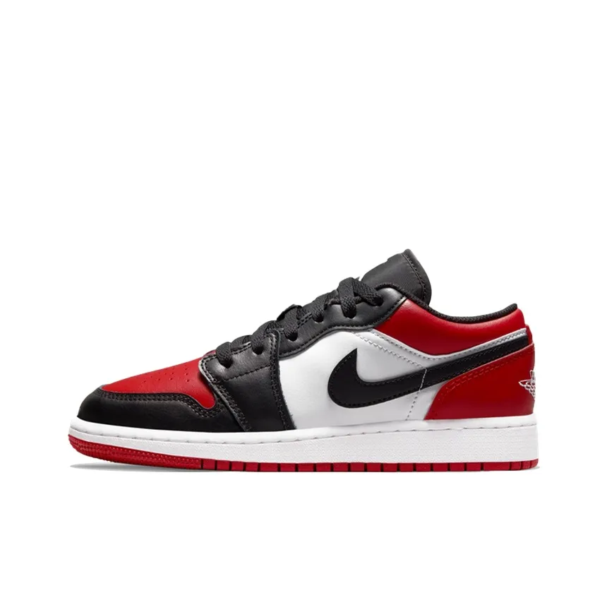 Jordan 1 Low Bred Toe GS