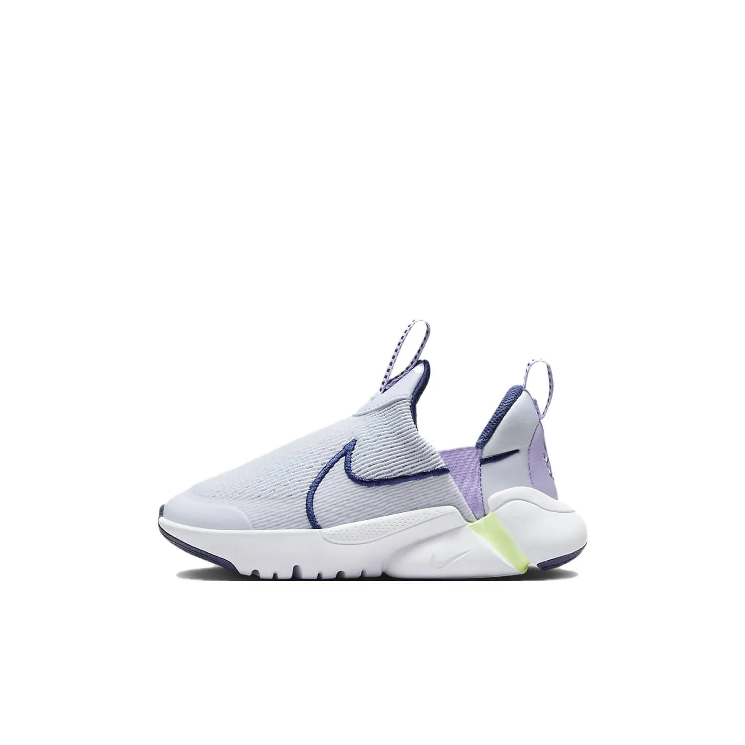 Nike Flex Plus 2 Устойчивый к истиранию Дышащий Низкий Топ Детская Беговая Обувь Светло-Синий Для детей 3-7 лет