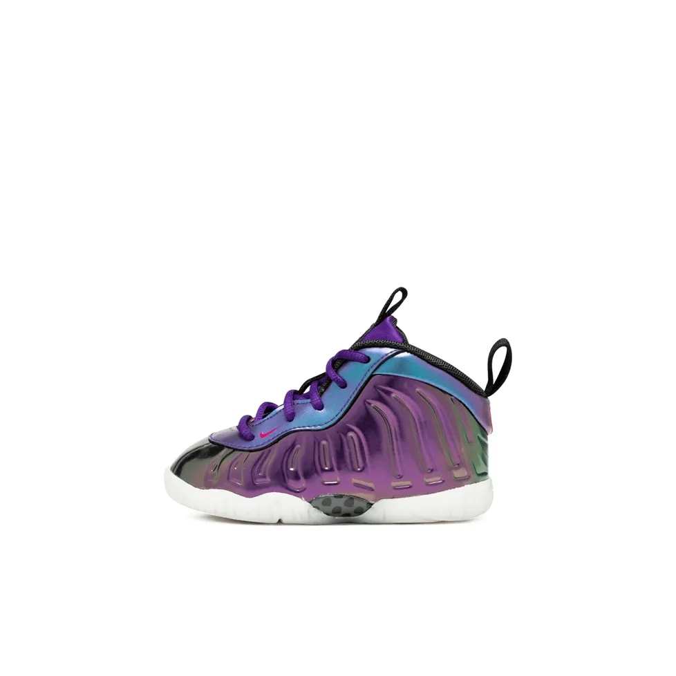 nike Foamposite One Амортизирующие шоки Противоскользящие высокие туфли для малышей и младенцев