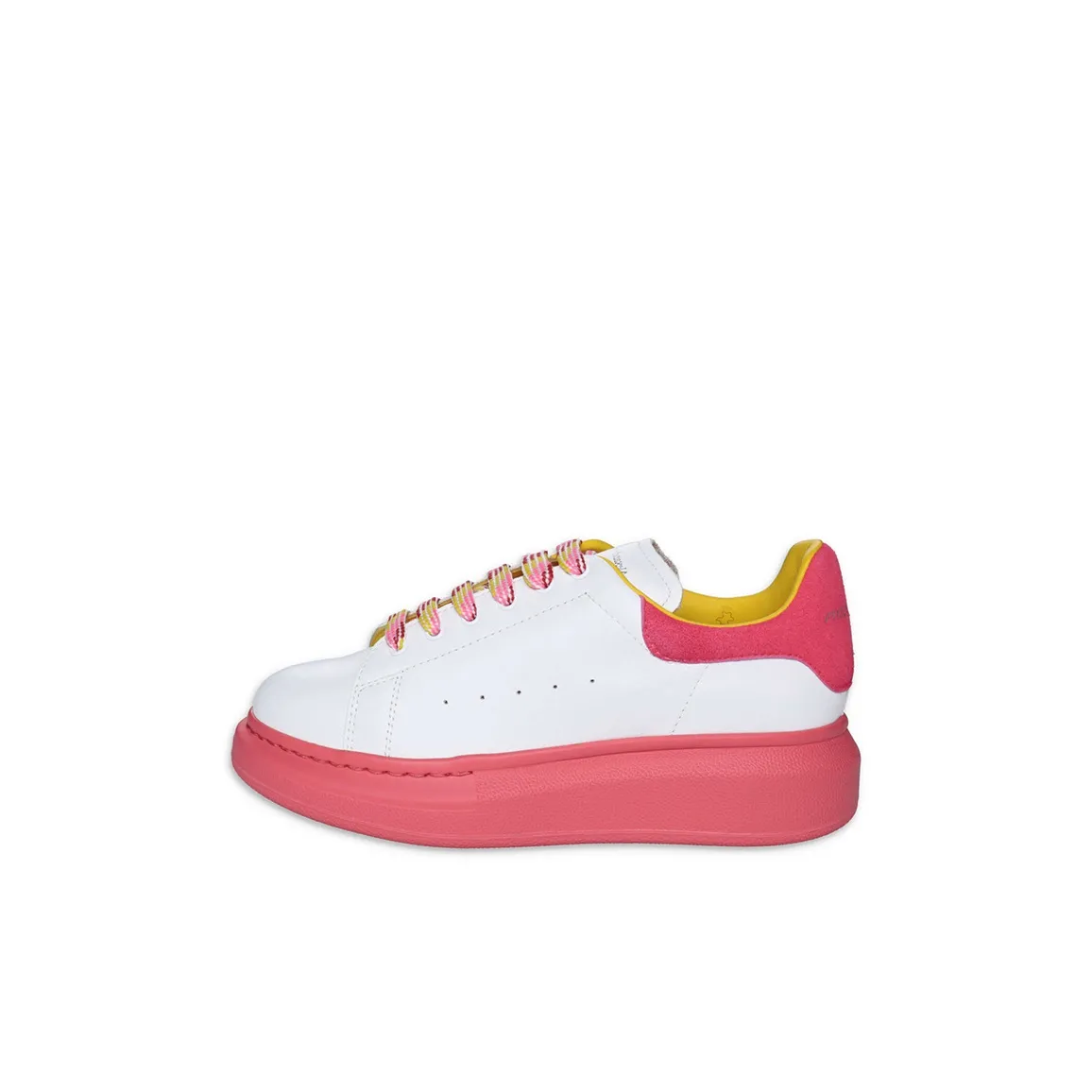 Alexander McQueen OVERSIZED Низкий Топ Детские Скейтбординги Белый Розовый Дети Возраст 3-7 Лет