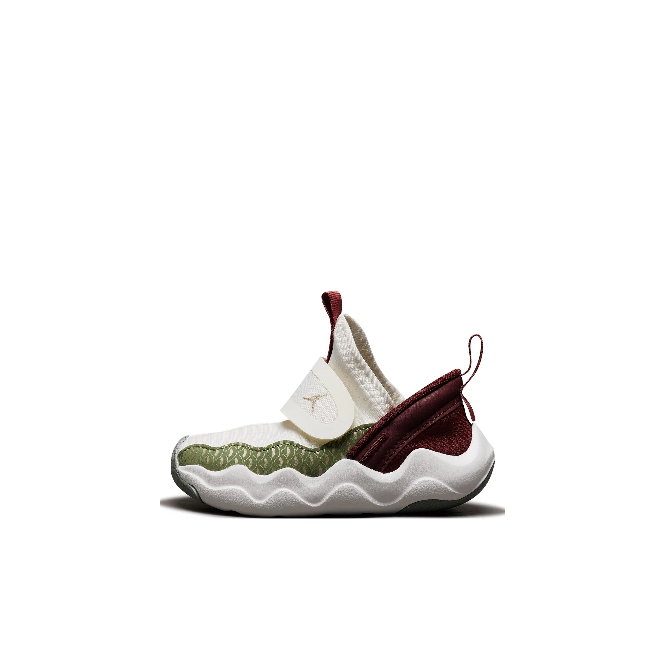 Джордан Амортизация Износостойкие Низкие Топ Обувь для малышей Белый Красный Зеленый Младенец и Малыш