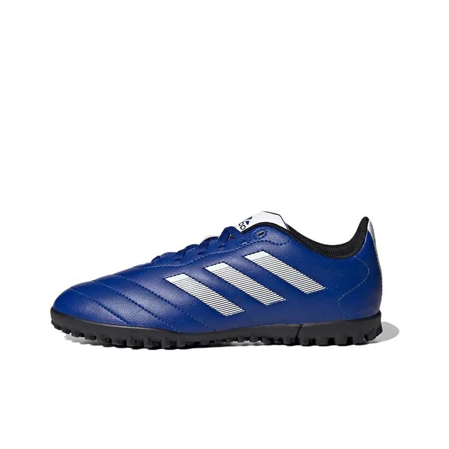 Adidas VIII TF J Anti Slip Wear Resistant Low Top Kids' Soccer Shoes Blue