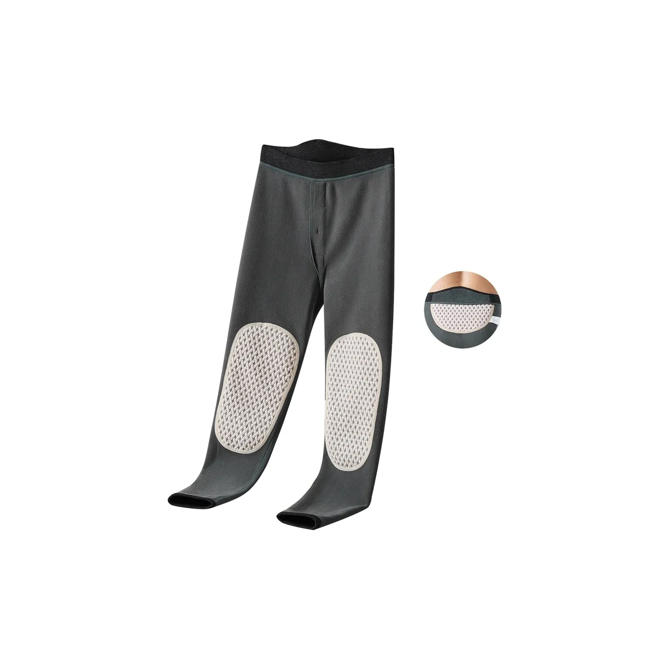 H YXIANG Термобрюки Мужские Темно-Серый