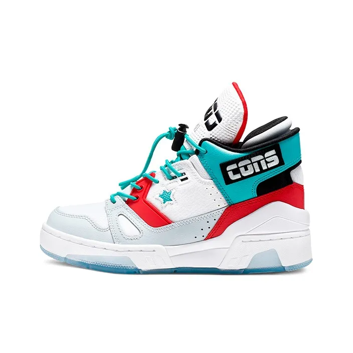 Converse ERX 260 Archive White High Top Kids' Skateboarding Shoes White Red Blue Teenagers