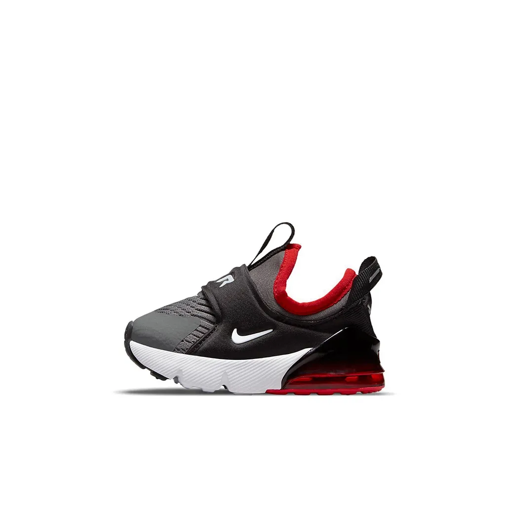 Nike Air Max 270 Extreme Low Top Toddler Shoes Black Gray Red Infant And Toddler