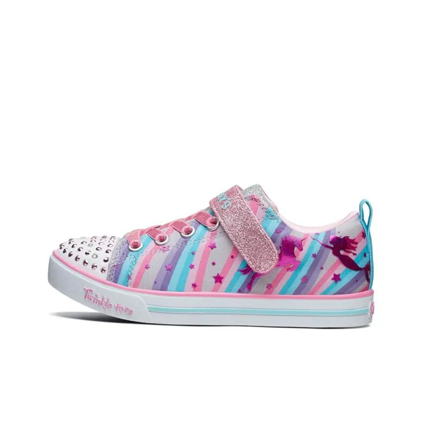 Skechers Sparkle Lite Anti KICK Низкий Топ Детские Скейтбординги Многоцветный Подростки