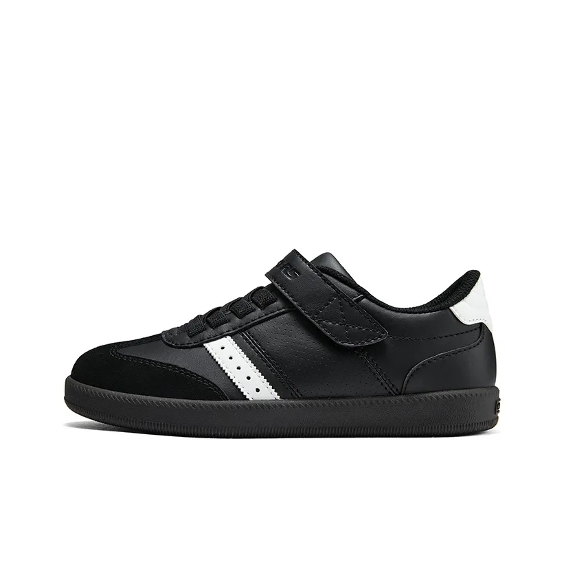 Skechers Low Top Kids' Skateboarding Shoes Black White Teenagers