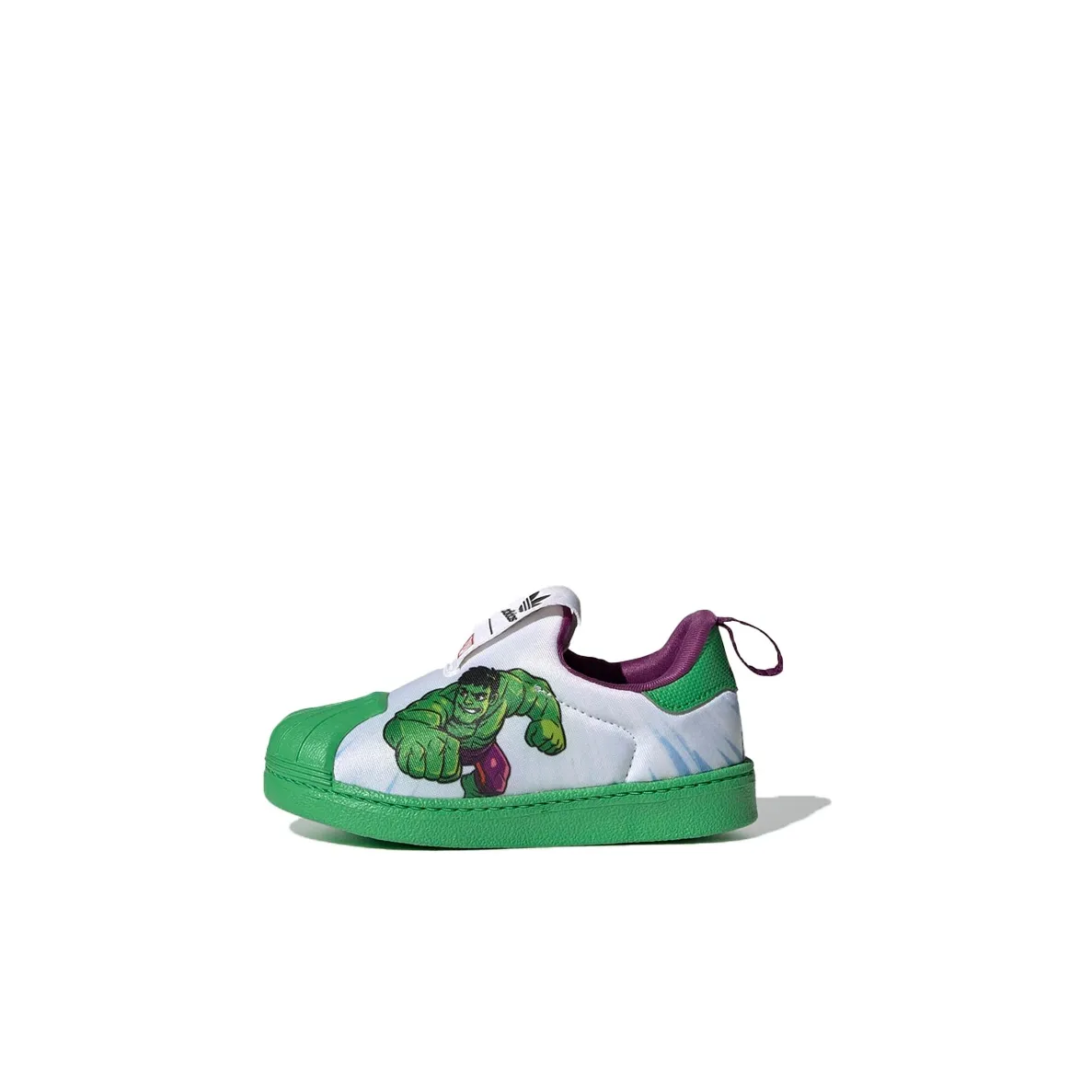 Adidas Originals Superstar Series Breathable Low Top Toddler Shoes White Green Purple Infant And Toddler