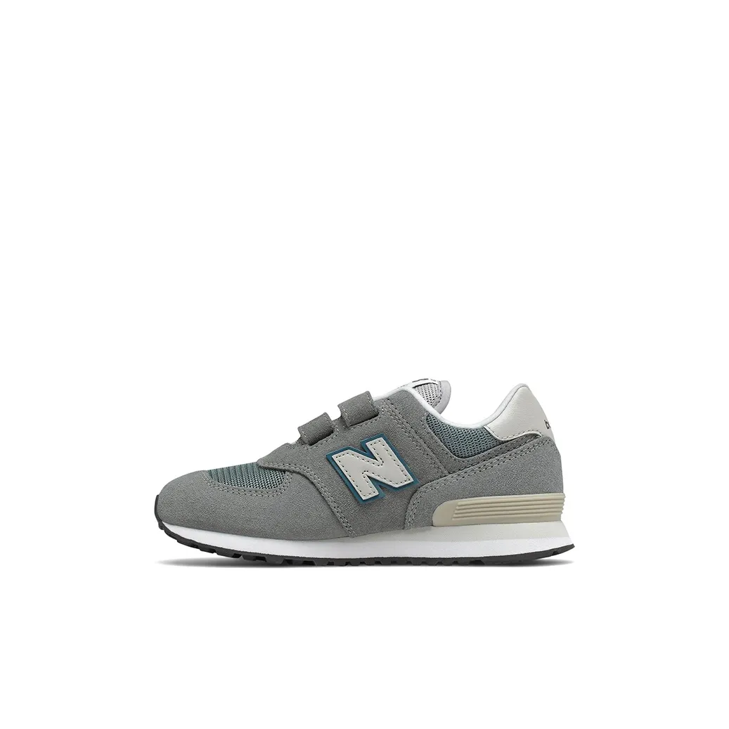 New Balance NB 574 Low Топ Детские беговые кроссовки Серо-голубой для детей 3-7 лет