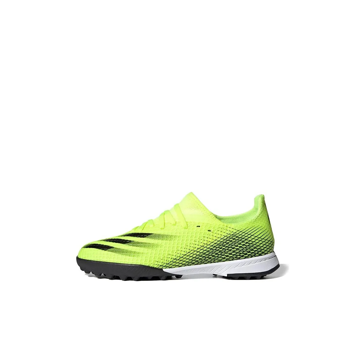 Adidas X GHOSTED Slip-resistant Abrasion-resistant Low Top Детская футбольная обувь Neon Yellow Baby