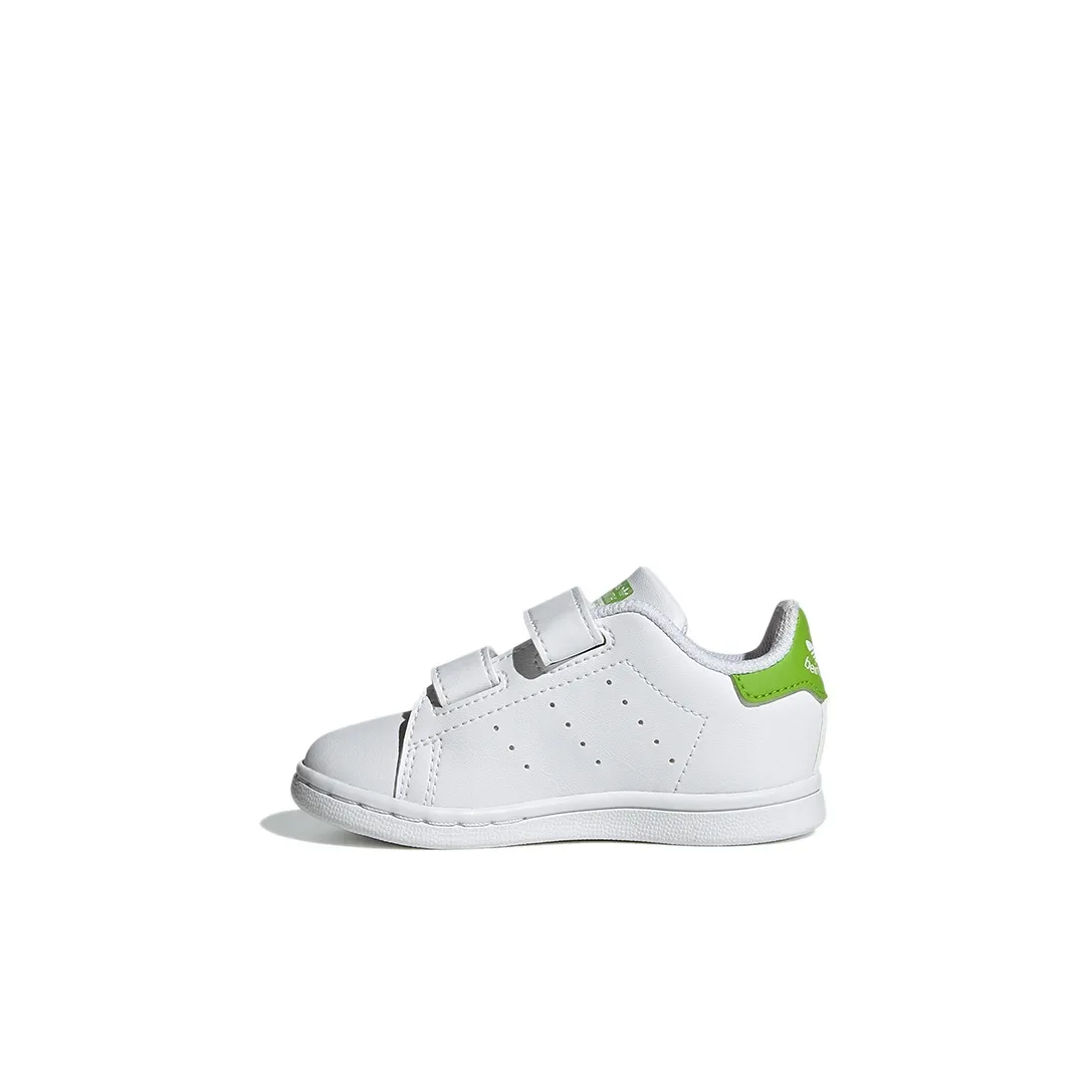 Кермит Лягушка x Adidas Originals Stan Smith CF I Low Топ Скейтборд Кроссовки Белый Зеленый Младенец и Малыш