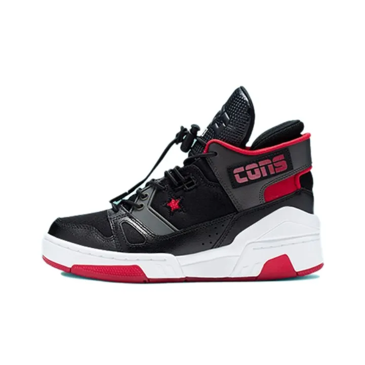 Converse ERX 260 Abrasion Resistant High Top Kids' Skateboarding Shoes Black Red Teenagers