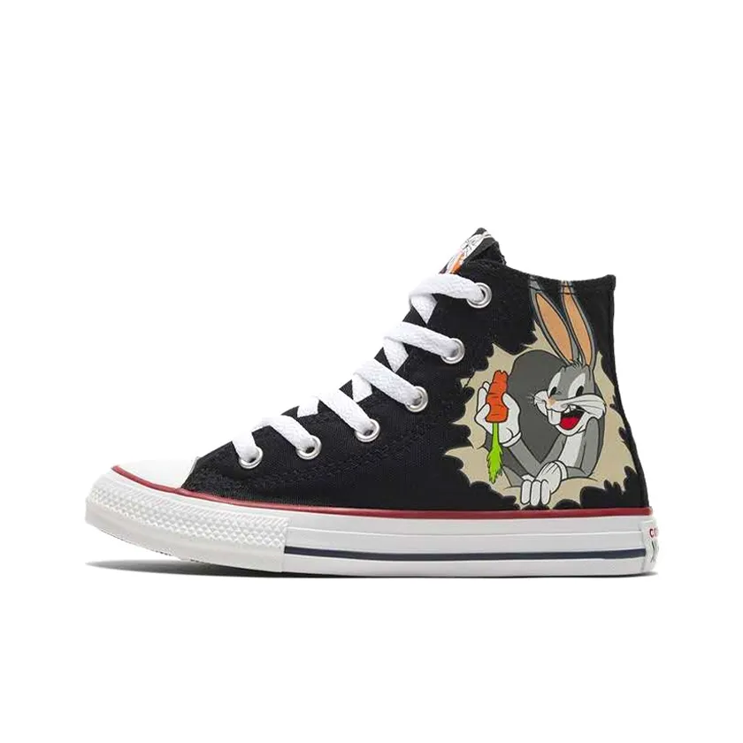 Bugs Bunny x Converse Chuck Taylor All Star HARE Высокие Кеды KIDS Черные Подростковые