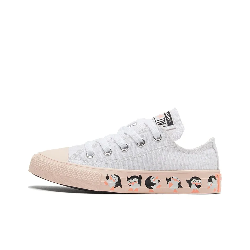 Converse Chuck Taylor All Star Low Топ KIDS Кеды Бело-розовый Подростки