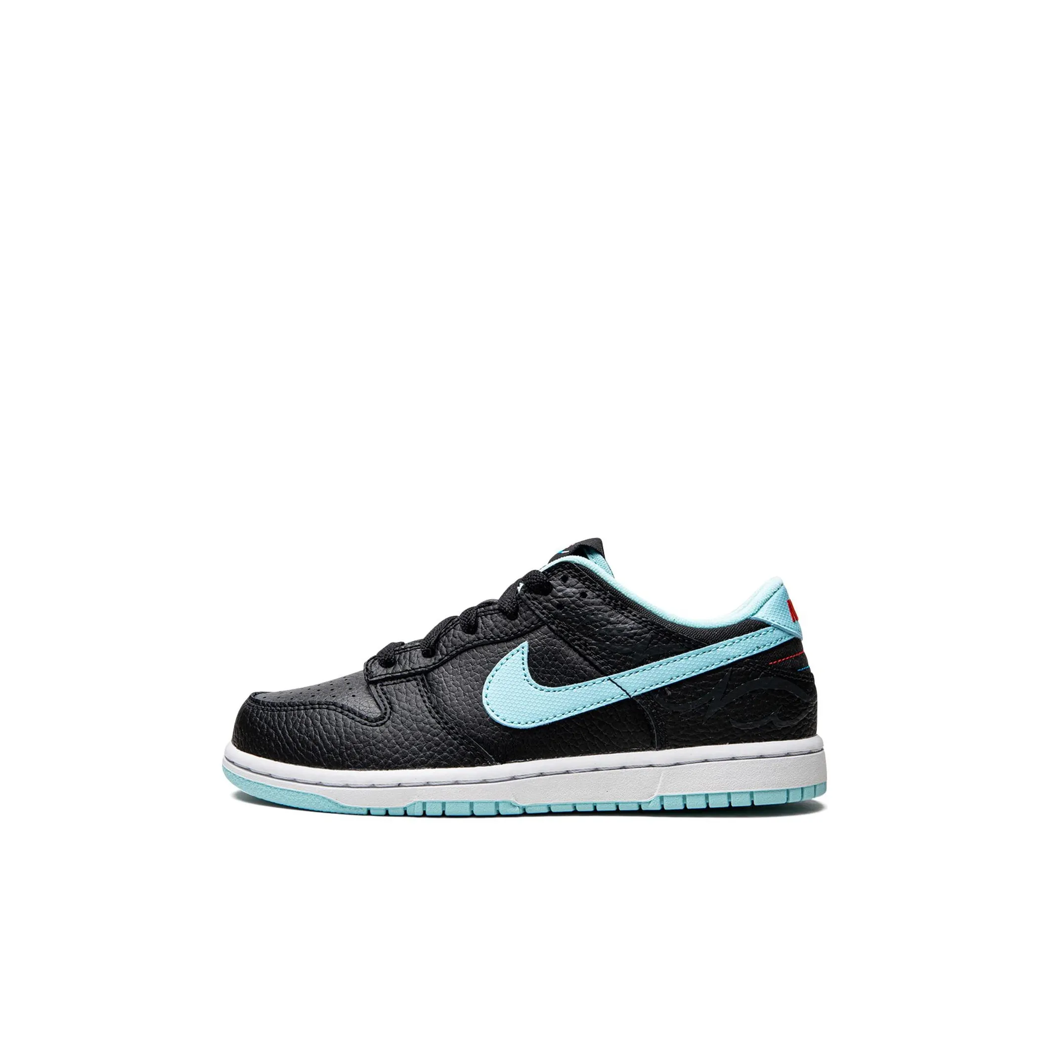 Nike Dunk Low SE 'Barber SHOP' Низкий Топ Скейтборд Кроссовки Черный Синий Дети Возраст 3-7 Лет