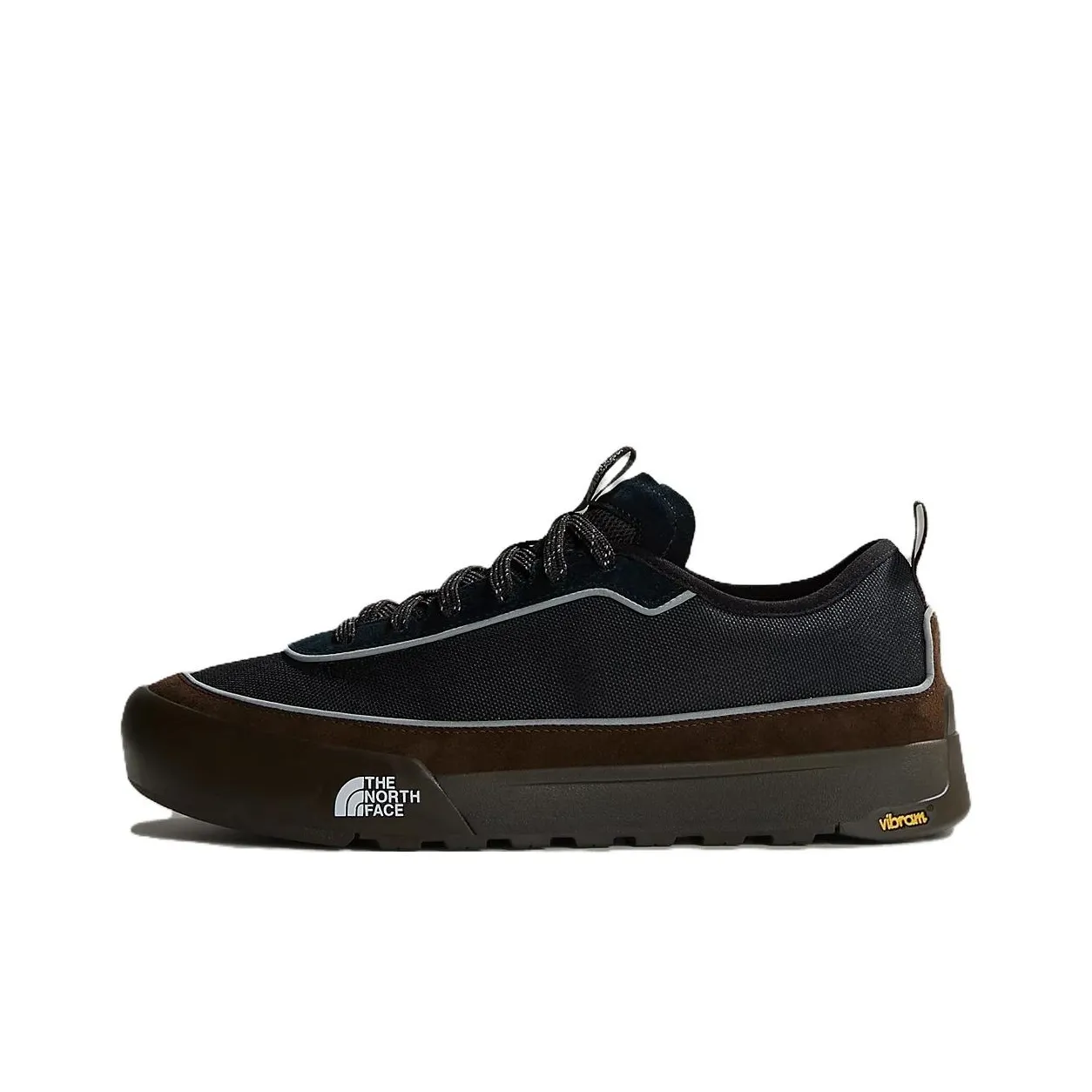 Mellow x THE NORTH FACE Wear Resistant Low Top Skateboard Shoes Unisex Black