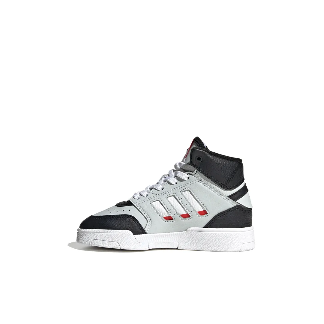 Adidas Originals Drop Step EL J MID Топ Детский Скейтбординг Черный Серый Детский