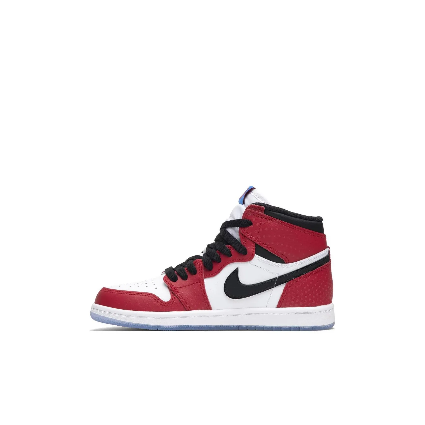 Jordan Air Jordan 1 Ретро High Паук Man Происхождение История Паук Man BP High Топ Детские баскетбольные кроссовки