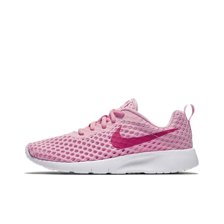 nike Tanjun Амортизаторы Slip-resistant Abrasion-resistant Низкий топ Kids Lifestyle Shoes Pink Подростки
