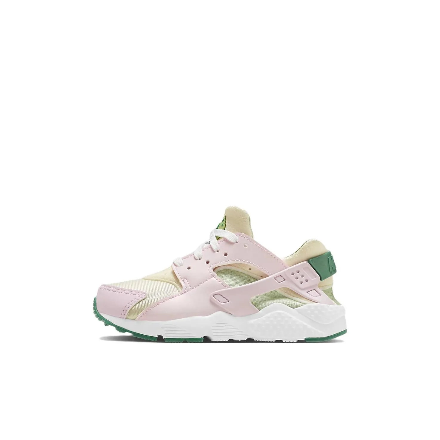 Nike Huarache Run SE Wallace Low Топ Детские беговые кроссовки Розовый зеленый Children Возраст 3-7 лет