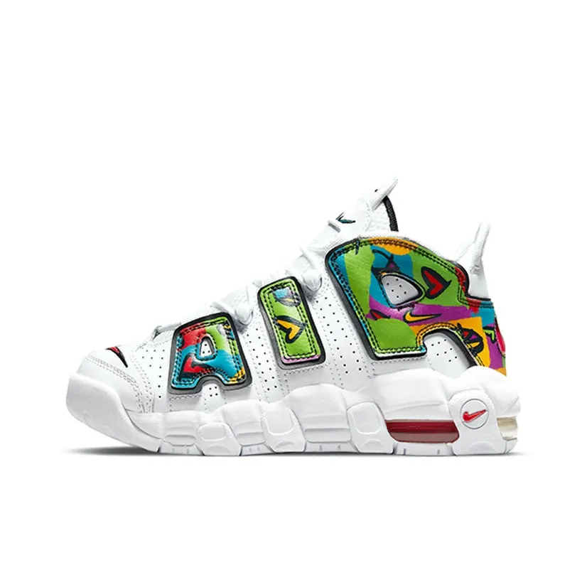 Nike Air More Uptempo Peace, Love, Swoosh GS