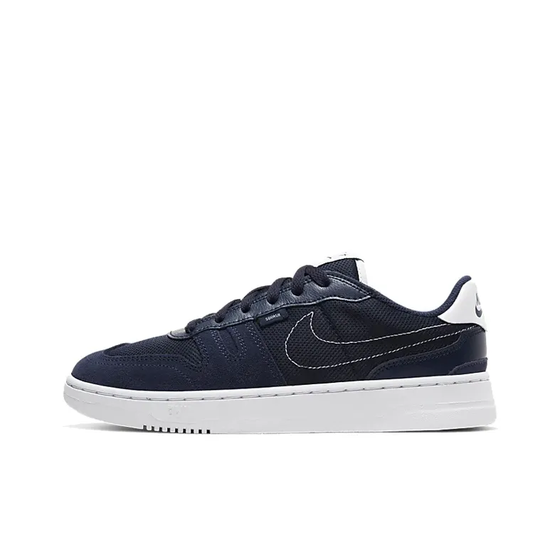 Nike Squash Type Low Top Kids' Skateboarding Shoes Dark Blue