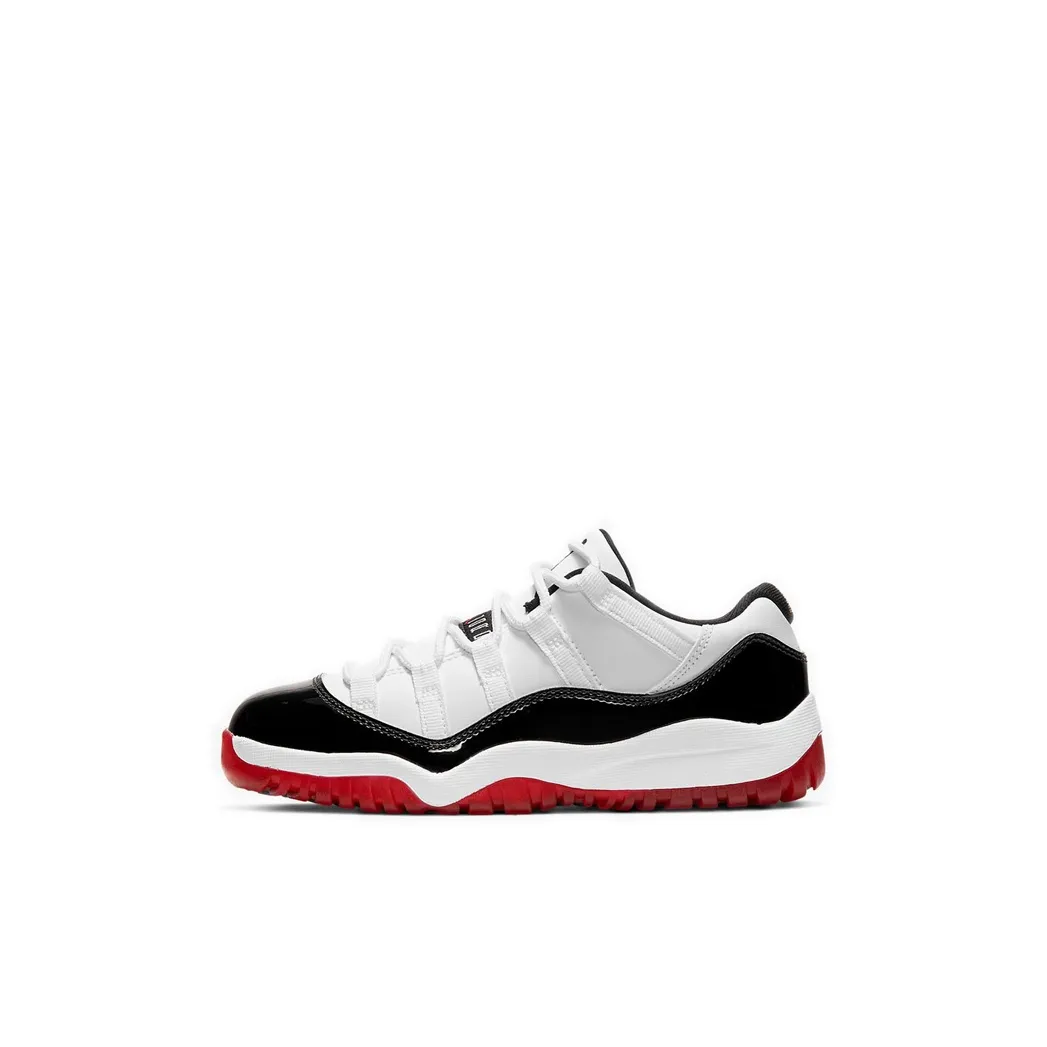 Jordan Air Jordan 11 Детские баскетбольные кроссовки Low Топ Pre School