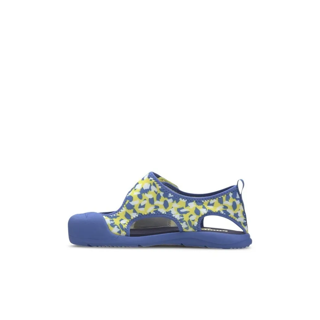 PUMA Aquacat Ps Детские сандалии Синий Желтый для детей 3-7 лет