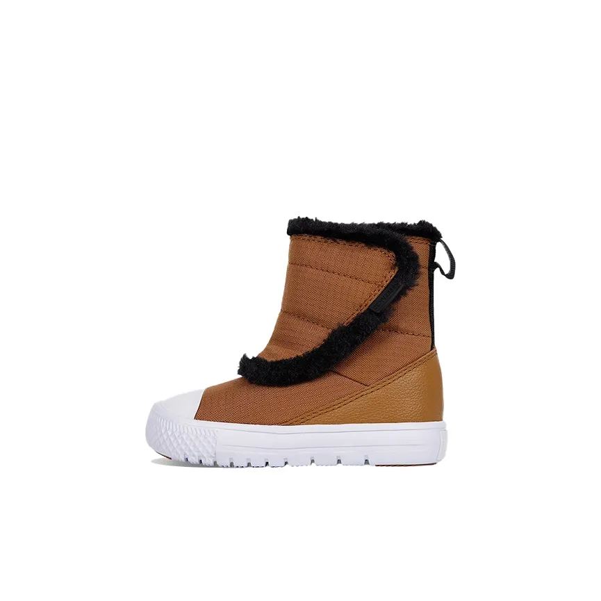 Converse Chuck Taylor All Star Износостойкие Термозащитные Высокие Кеды Обувь для малышей Новорожденный и Малыш