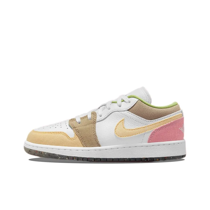 Jordan 1 Low Pastel Grind Vivid Green GS