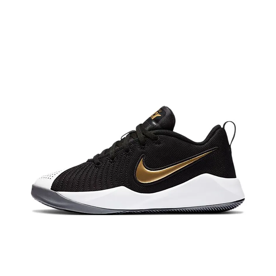 Nike Team Hustle Детская баскетбольная обувь, низкий топ, школьный возраст