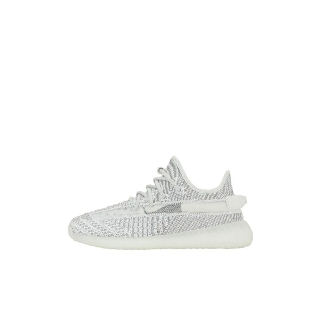 Adidas Originals Yeezy Boost 350 V2 Angel 'Static' Низкий Топ KIDS Lifestyle Shoes Серый Белый Детский Возраст 3-7 лет