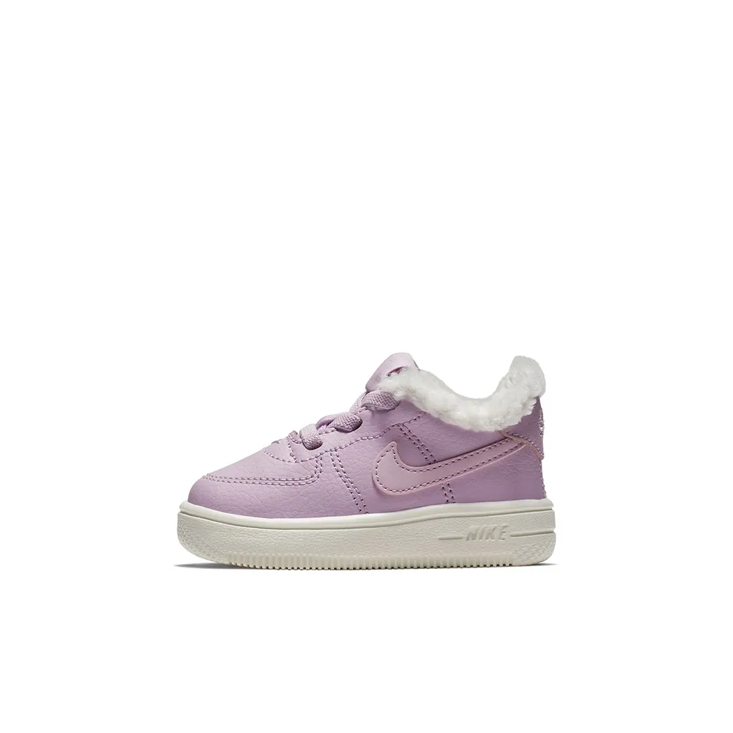 Nike Air FORCE 1'18 SE Аbrasion Resistant Slip Resistant Низкий Топ Обувь для малышей Светло-розовый Infant And Toddler