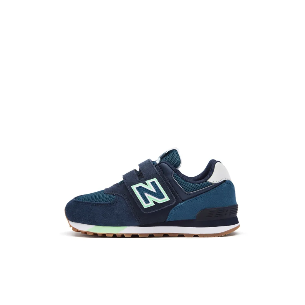 New Balance NB 574 Series Low Топ Детские беговые кроссовки Темно-синий Children Aged 3 7 Лет