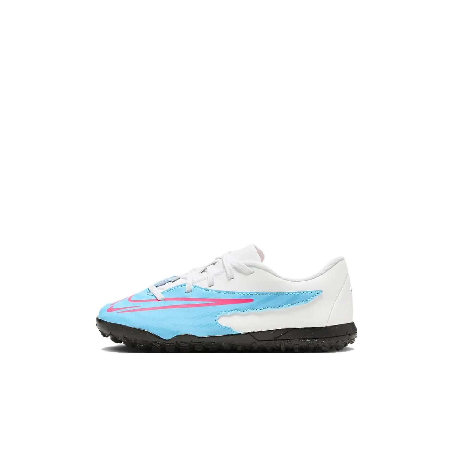 Nike Club TF PS Slip Resistant Anti KICK Низкий Топ Детские Футбольные Бутсы Синие Белые Детские